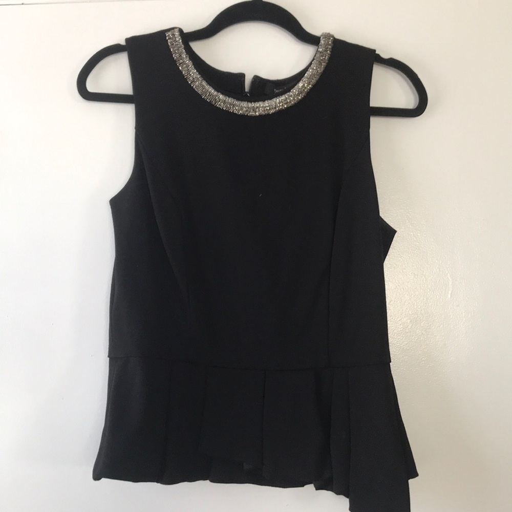 White House Black Market black peplum top